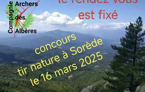 Concours tir nature le 16 mars 2025